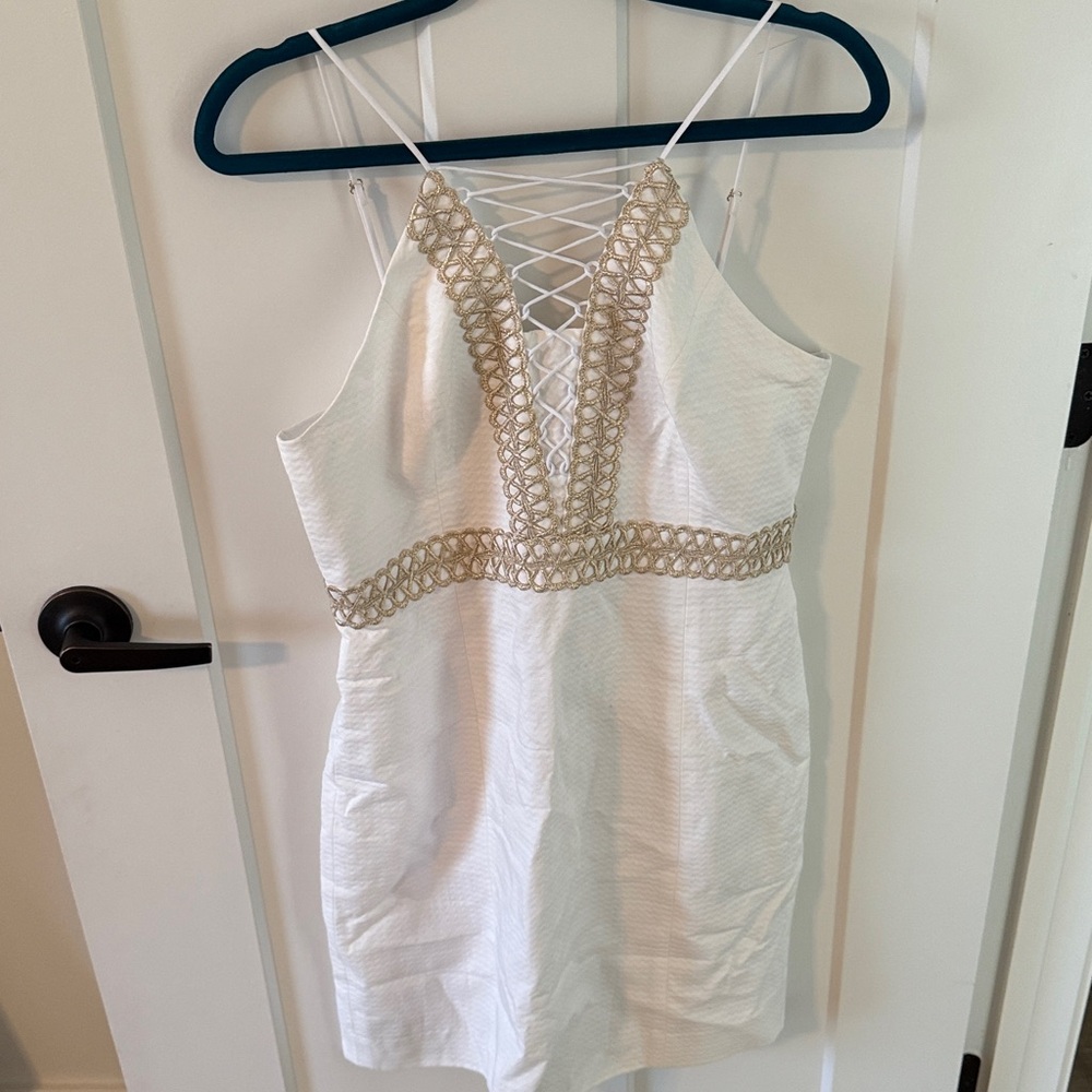 Lilly Pulitzer Trisha Shift Lace-up Dress